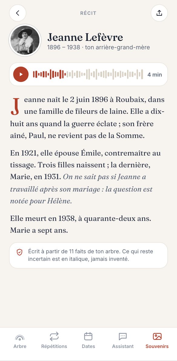 Les récits